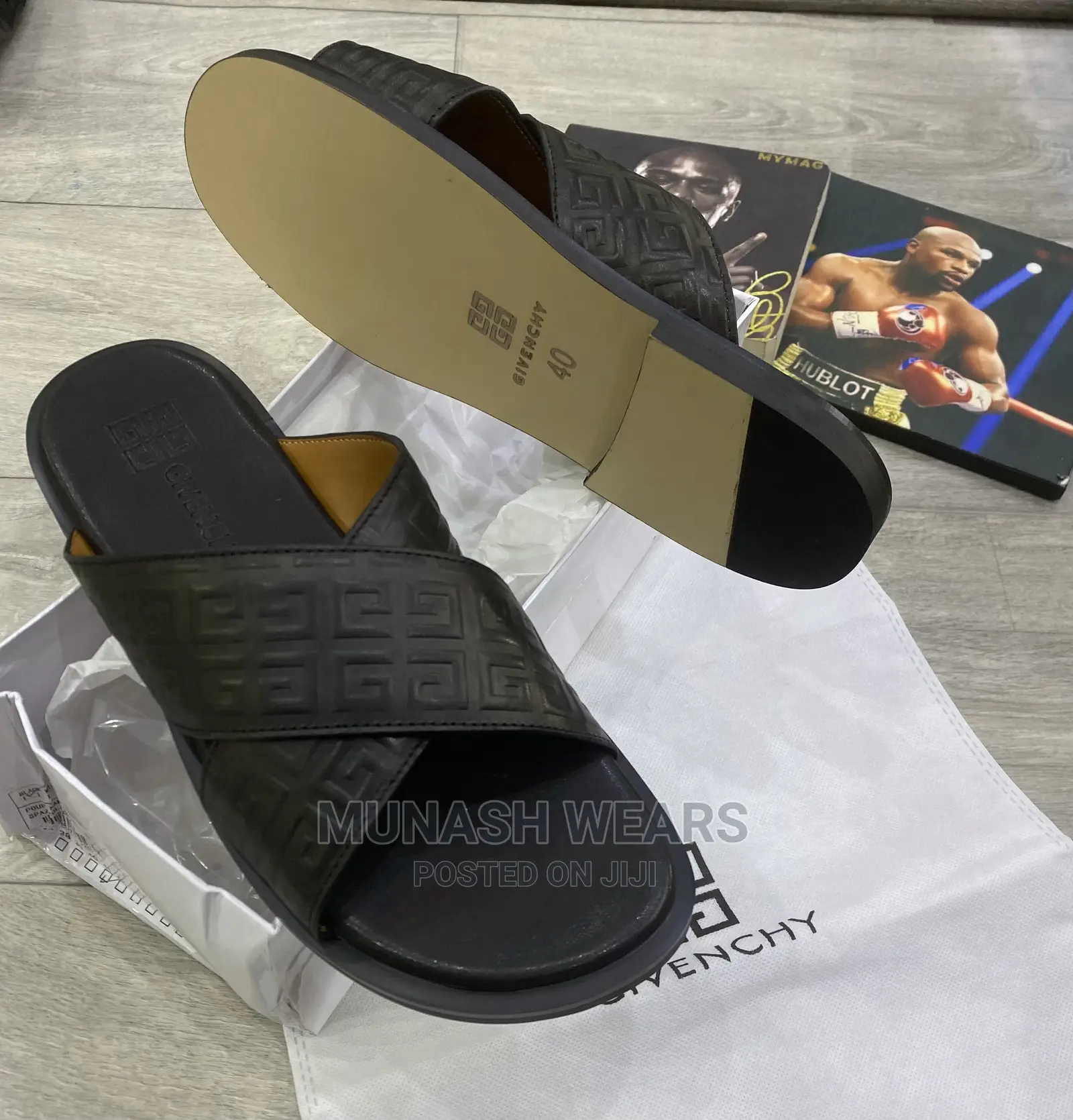 Original Givenchy Leather Slipers