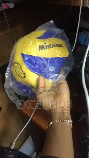 Mikasa Volleyball Yellow And Blue Color