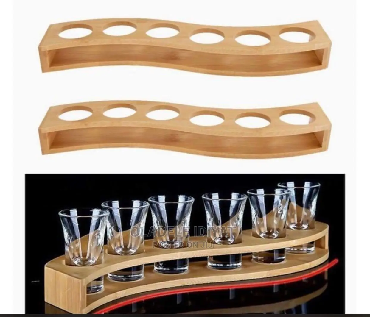 Tequila Wood With Glass