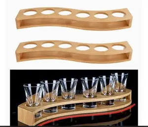 Tequila Wood With Glass