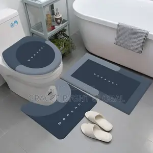 Super Absorbent 3in1 Toilet Mat