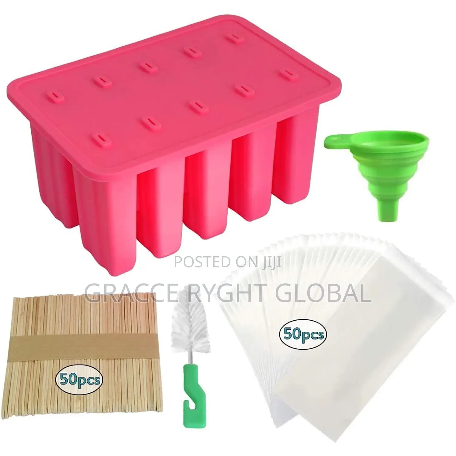 10 Grid Popsicle Mold