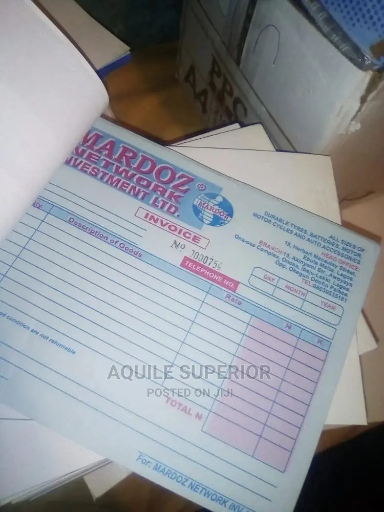 Customised Carbonized Invoice/Receipt/ Waybill Printing