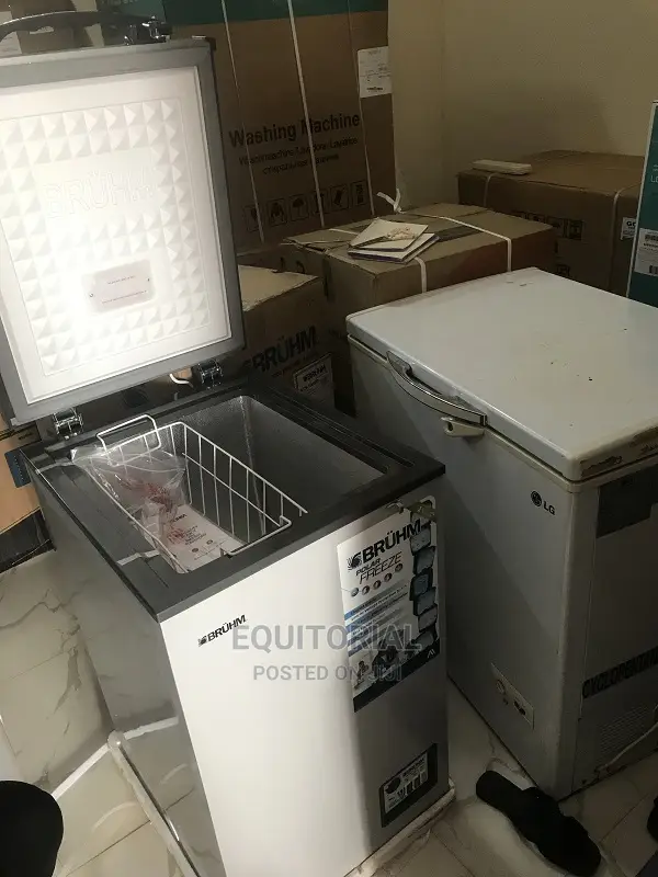 Bruhm Chest Deep Freezer 100mg Silver