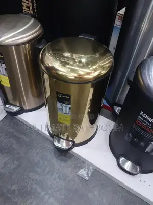 12liters Gold Waste Bin