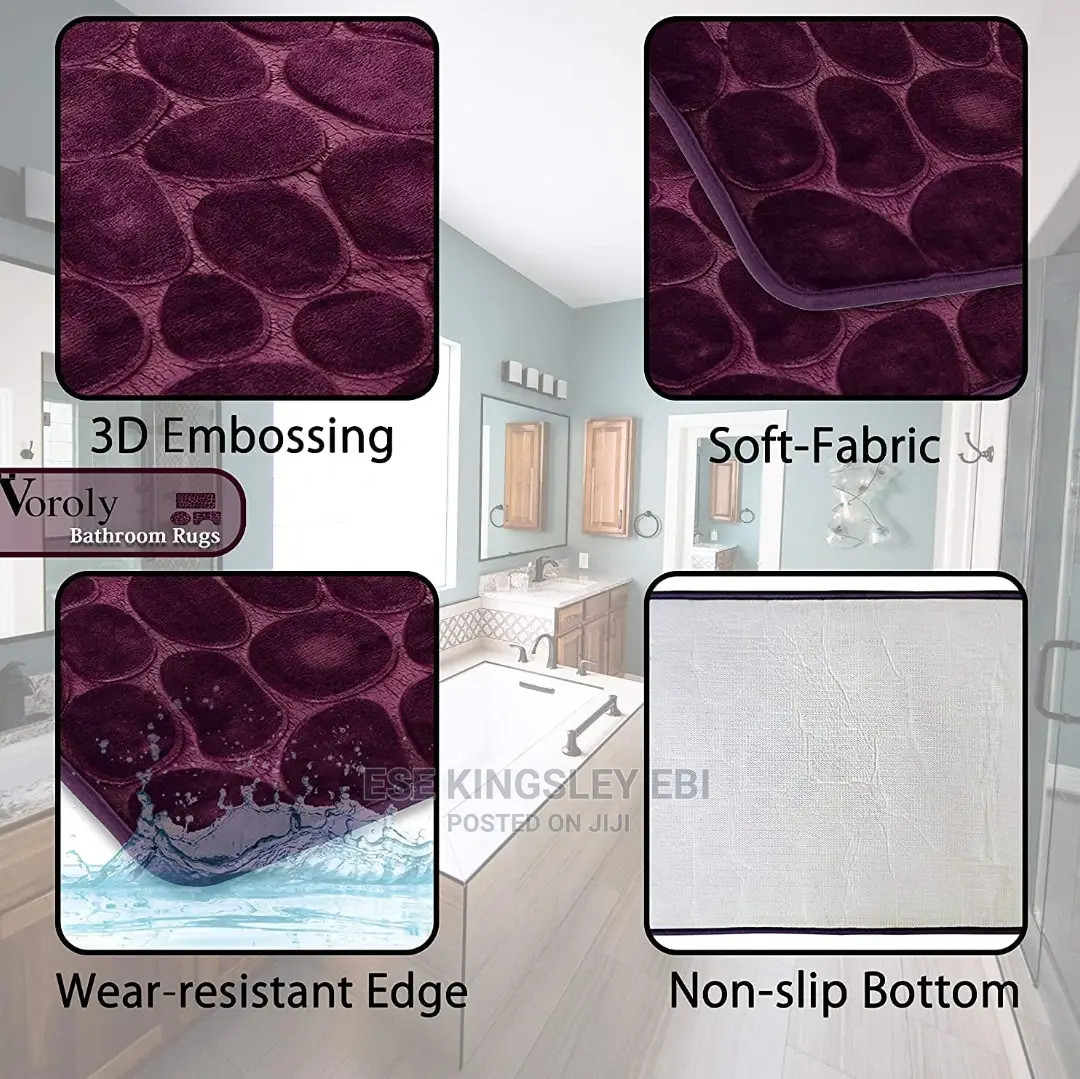 High Quality Odourless Water Absorbance Toilet Mat