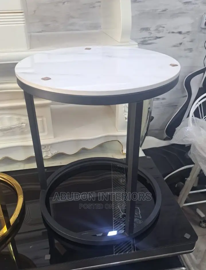 Circular White Table