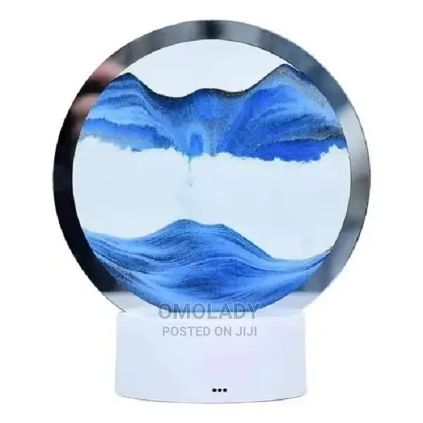 360° 3D Moving Sand Art Desk Lamp - 8"