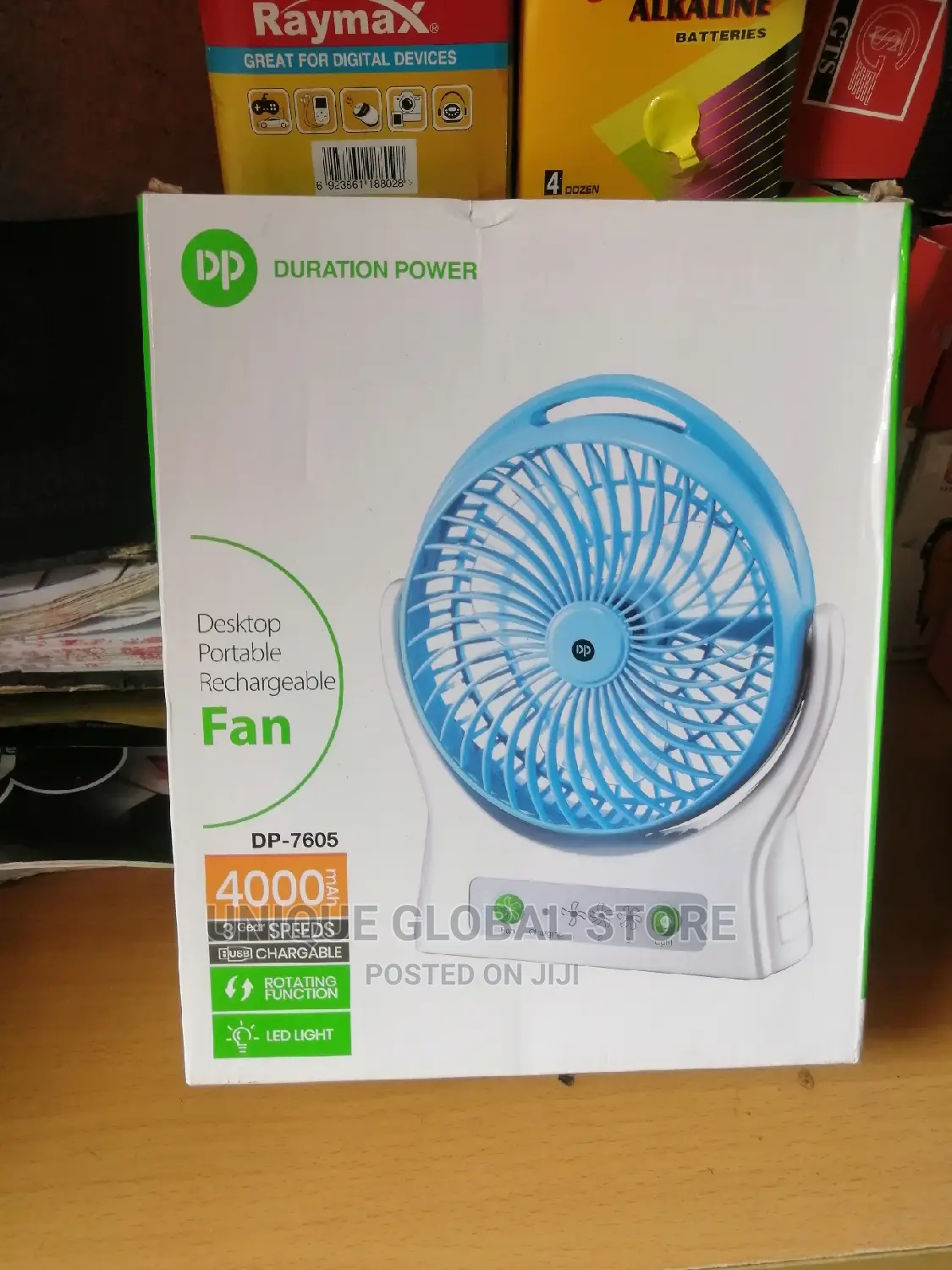 Dp Rechargeable Table Fan