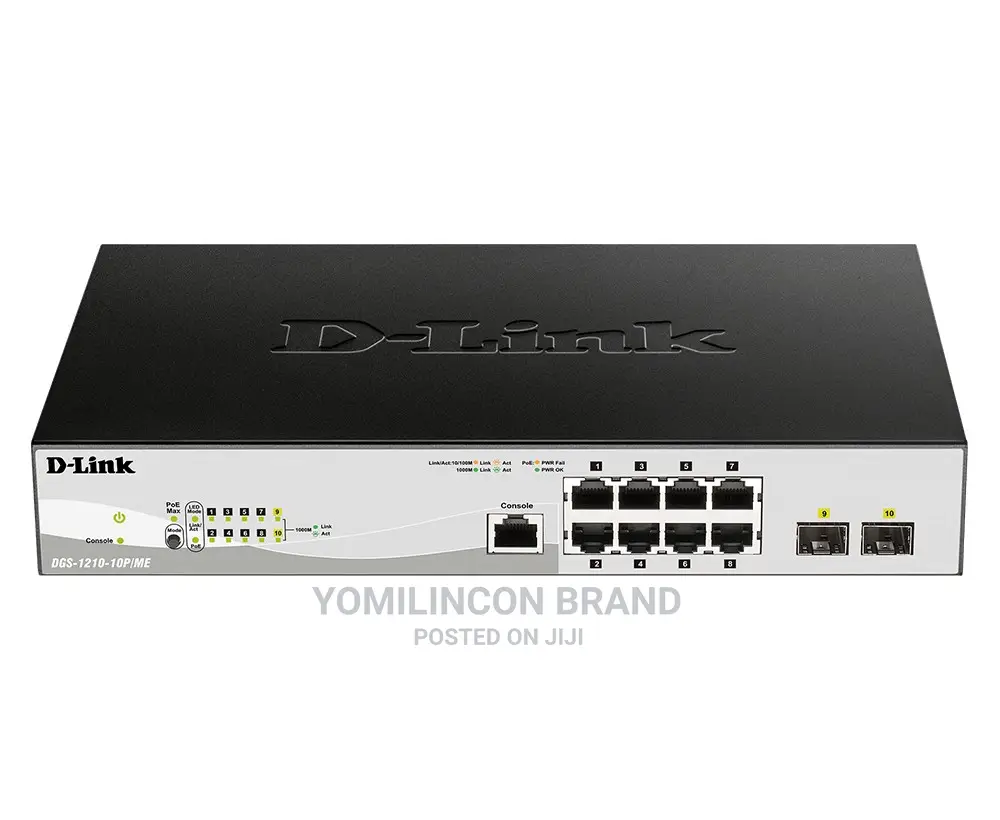 Dlink DGS-1210-10p/8ports