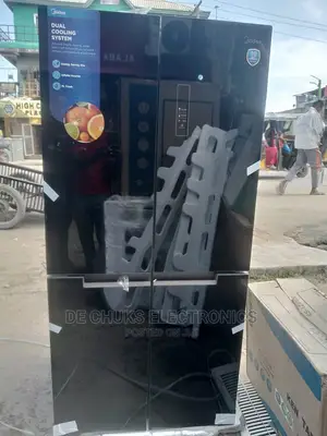 Brand New Midea Inverter (4 Doors Mirror)Side by Side Fridge