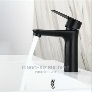 Black Basin Mixer Tap (B0831T)