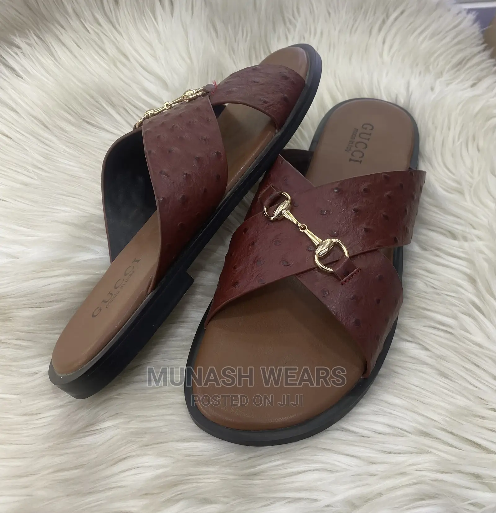 Gucci Leather Slipers