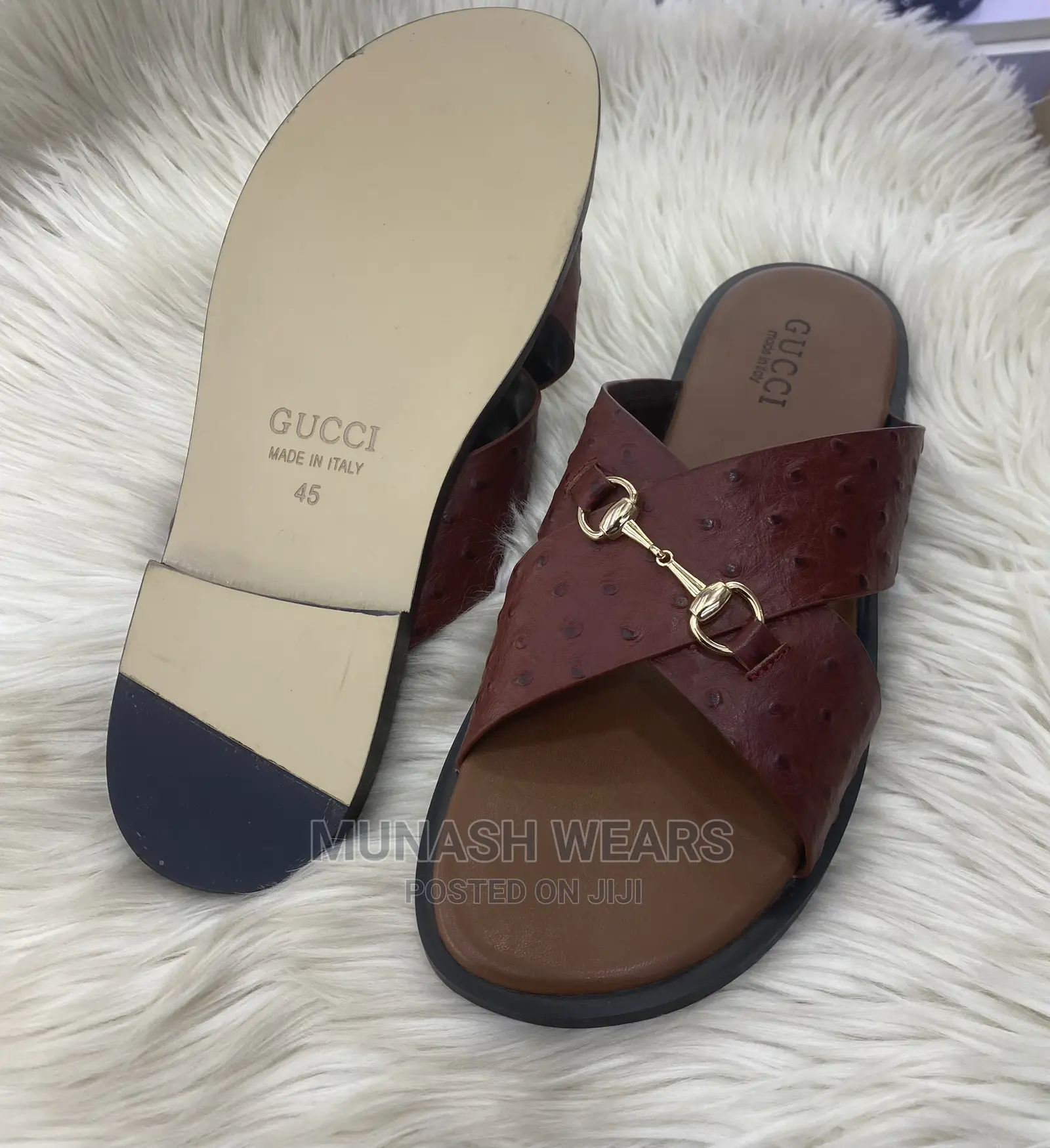 Gucci Leather Slipers