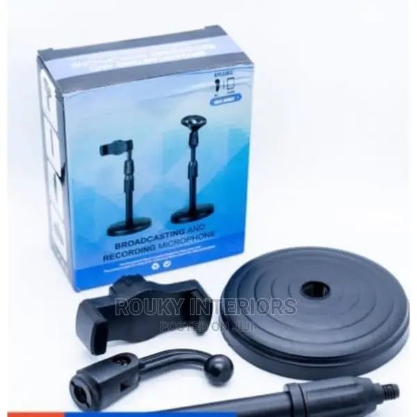 Microphone And Phone Stand