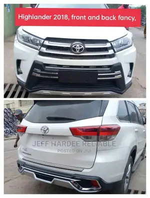 Toyota Highlander 2018 Upgraded With Fancy Front Nd Back