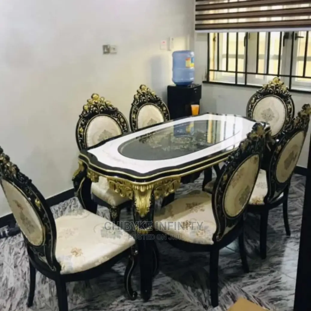 6 Seater Marble Dining Set