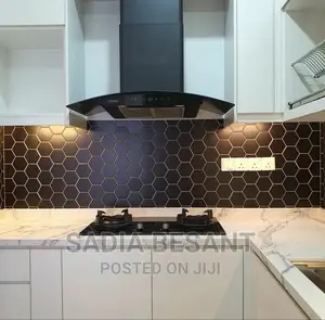 Contemporary Kitchen Cabinet Design With Accessories