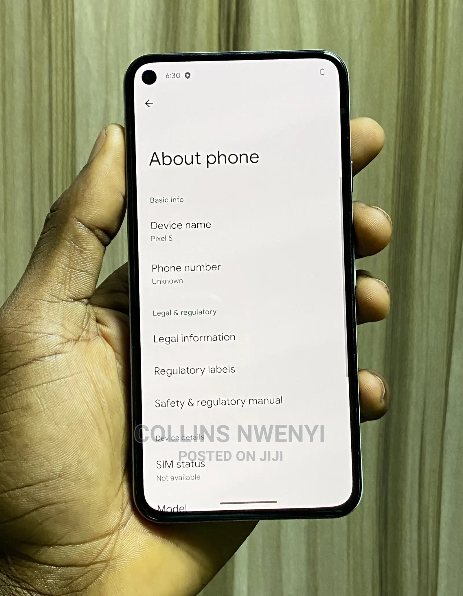 Google Pixel 5 128 GB Blue