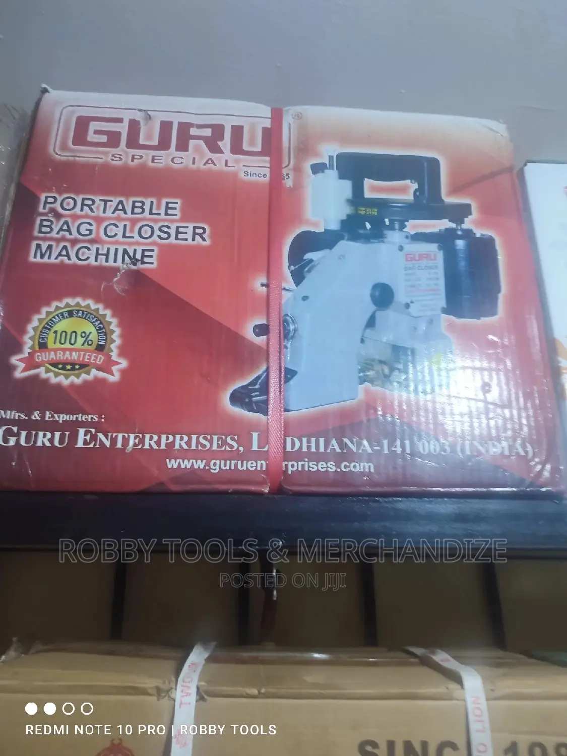 Guru Bag Closer Machine
