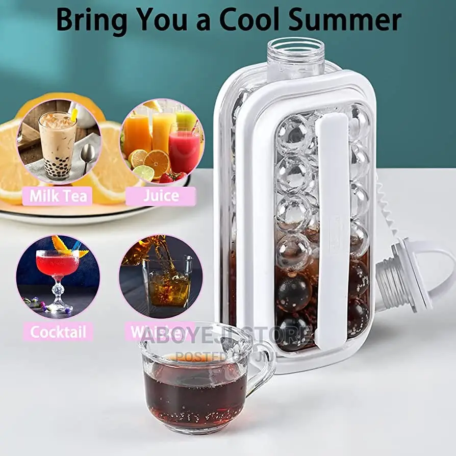 2 in 1 Ice Cube Maker Tray