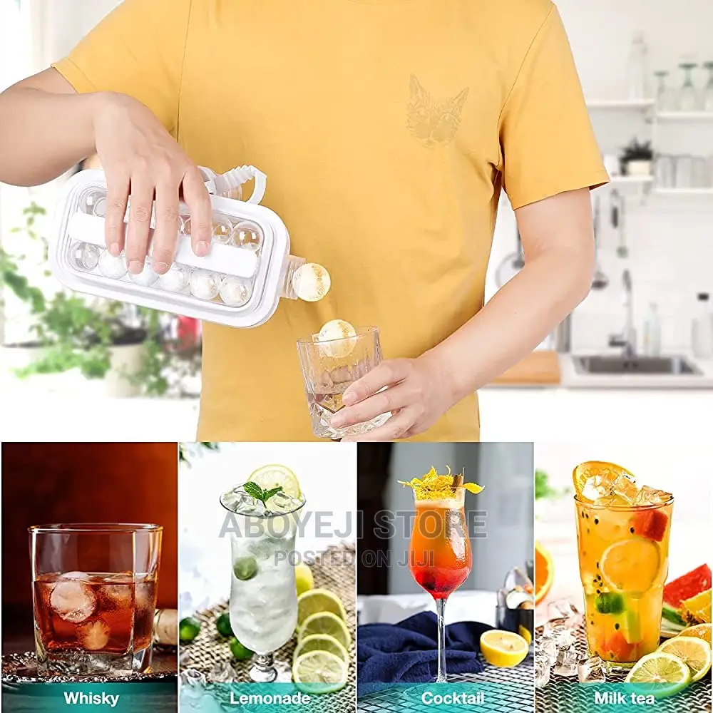 2 in 1 Ice Cube Maker Tray