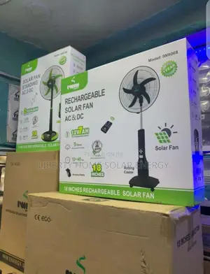 Rechargeable Solar Fan