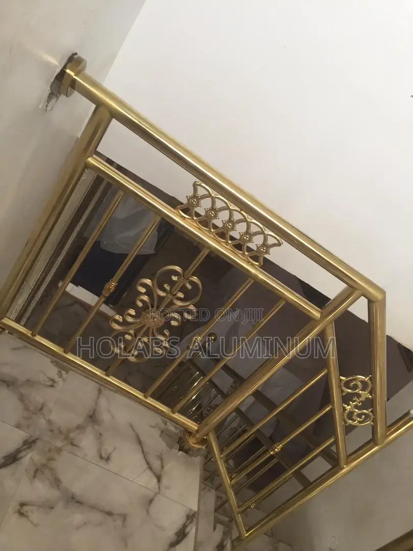 Handrails With Touch of Gold