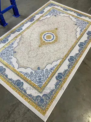 10*13 Gold and Blue Quality Iranian Rug (4*6,7*10,8*11,10*13
