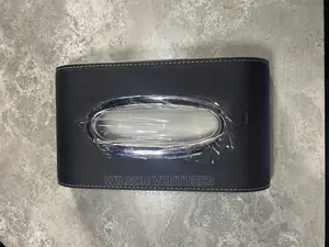 Black and Gray Lexus Tissue Box