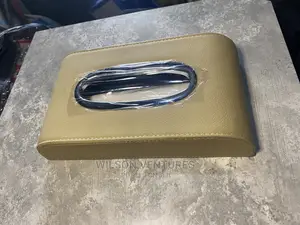 Cream Color Toyota Tissue Box