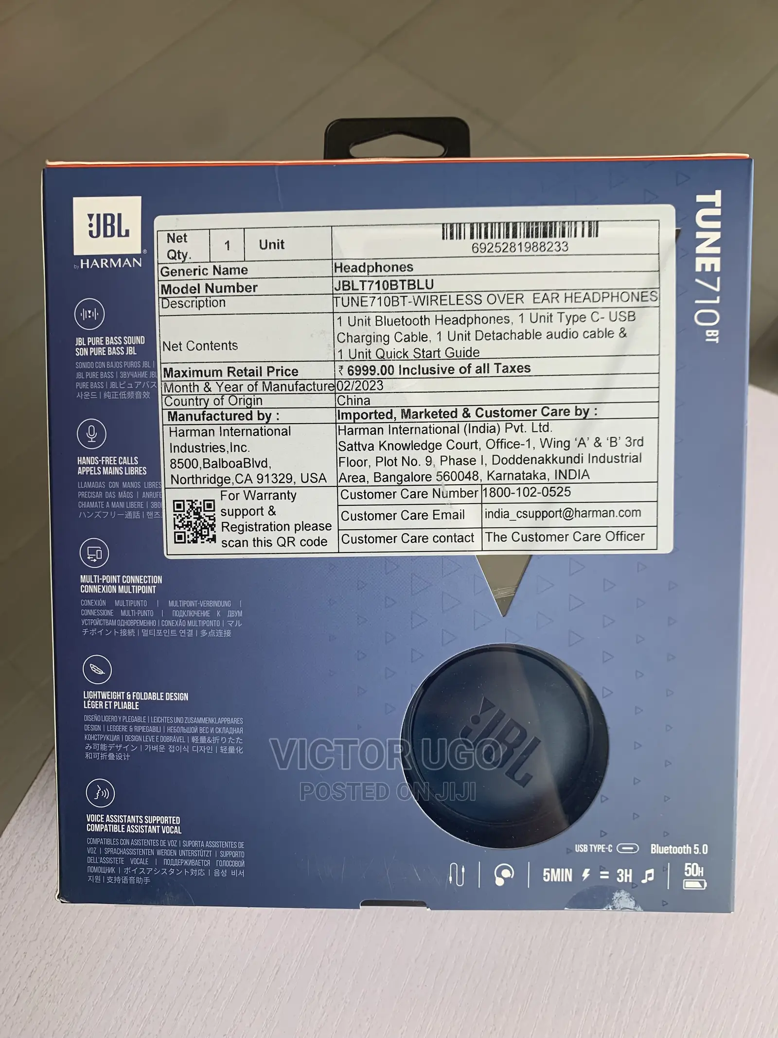 JBL 710bt Headphones