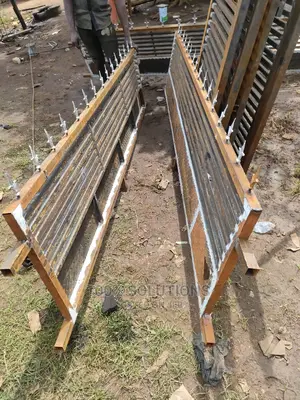 Standard Black Fence Rails for Sale