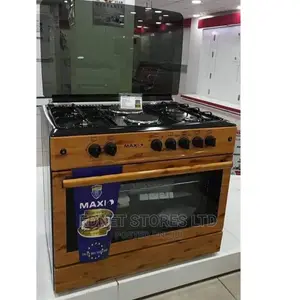 Maxi 60*90 (4+2) Burner Gas Cooker Wood Maxi60x90p-4-2-Wd