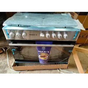 Maxi 60*90 (4+2) Burner Gas Cooker Inox Maxi60x90p-4-2-In