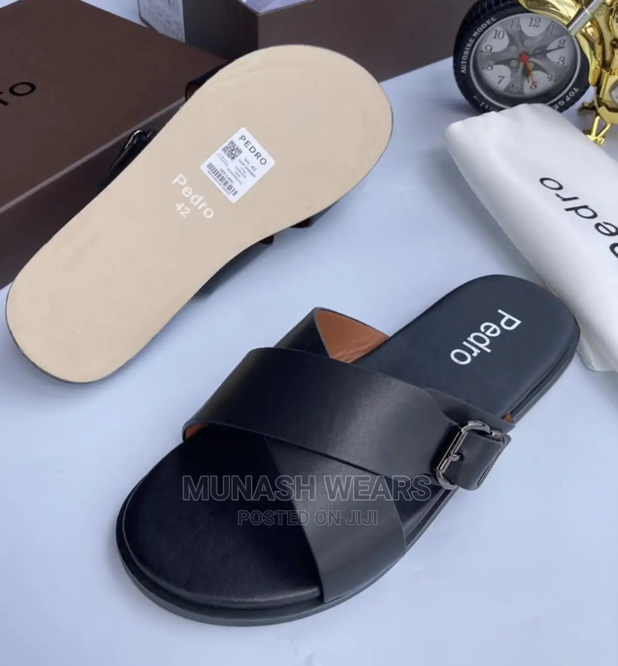 Pedro Leather Slipers