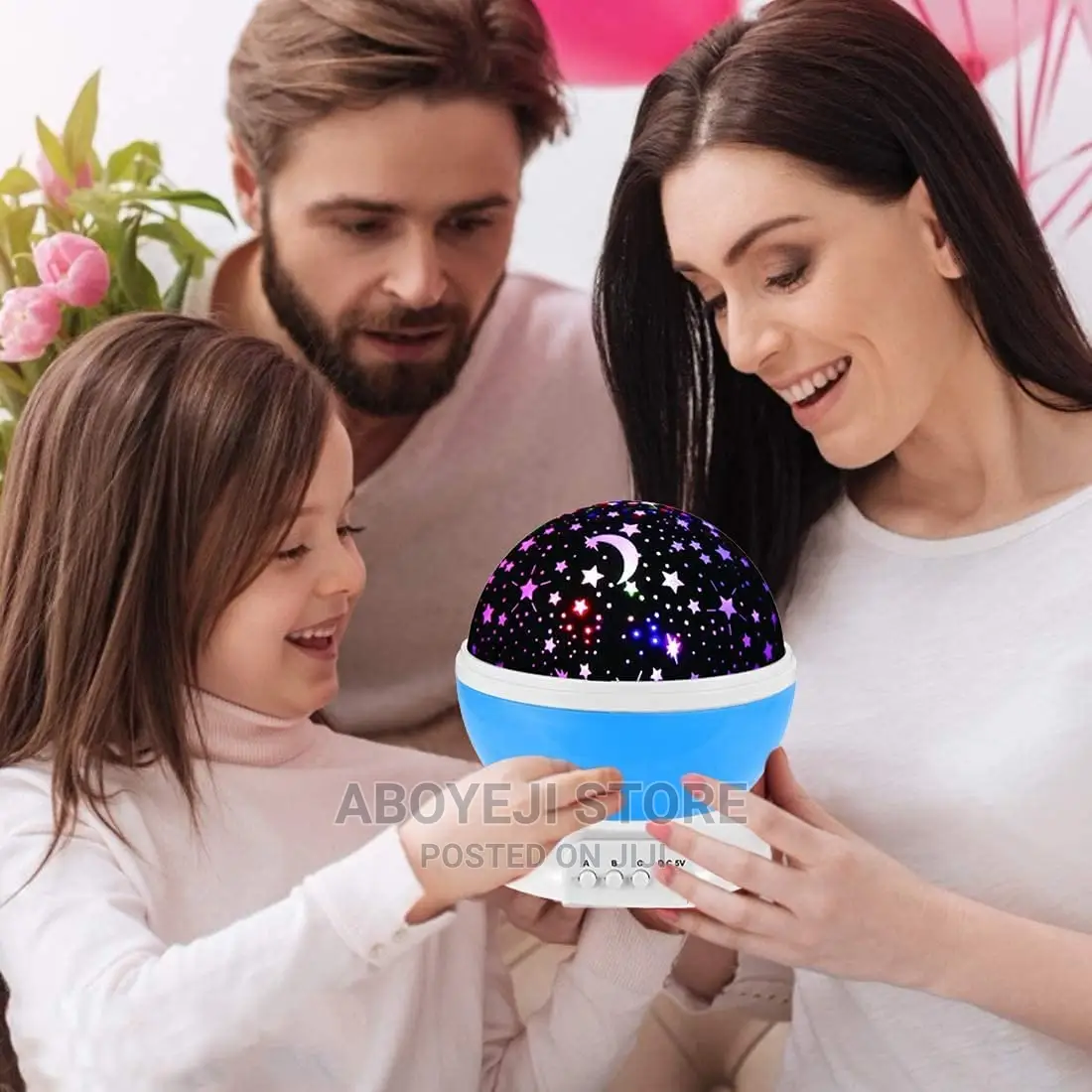 Star Master Rotating LED Projector Night Light