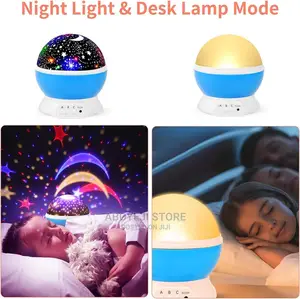 Star Master Rotating LED Projector Night Light
