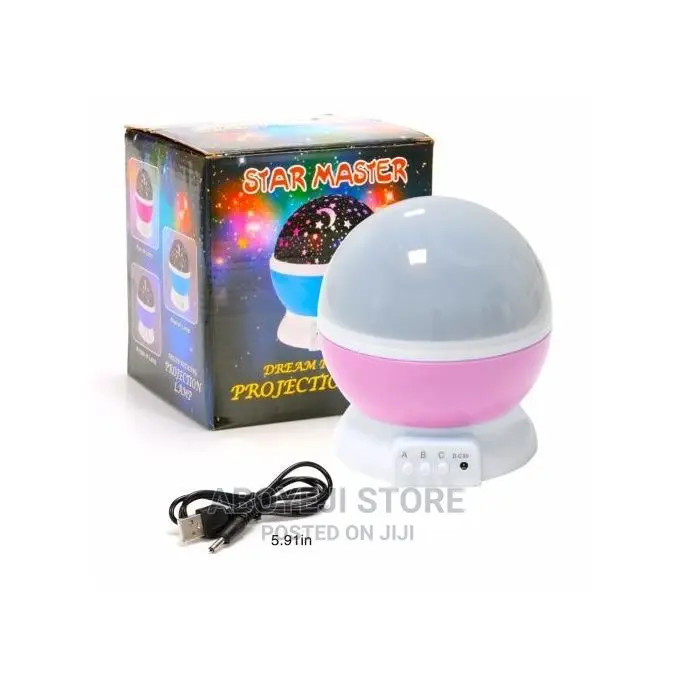 Star Master Rotating LED Projector Night Light