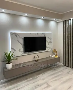 Tv Wall Console With Led Light