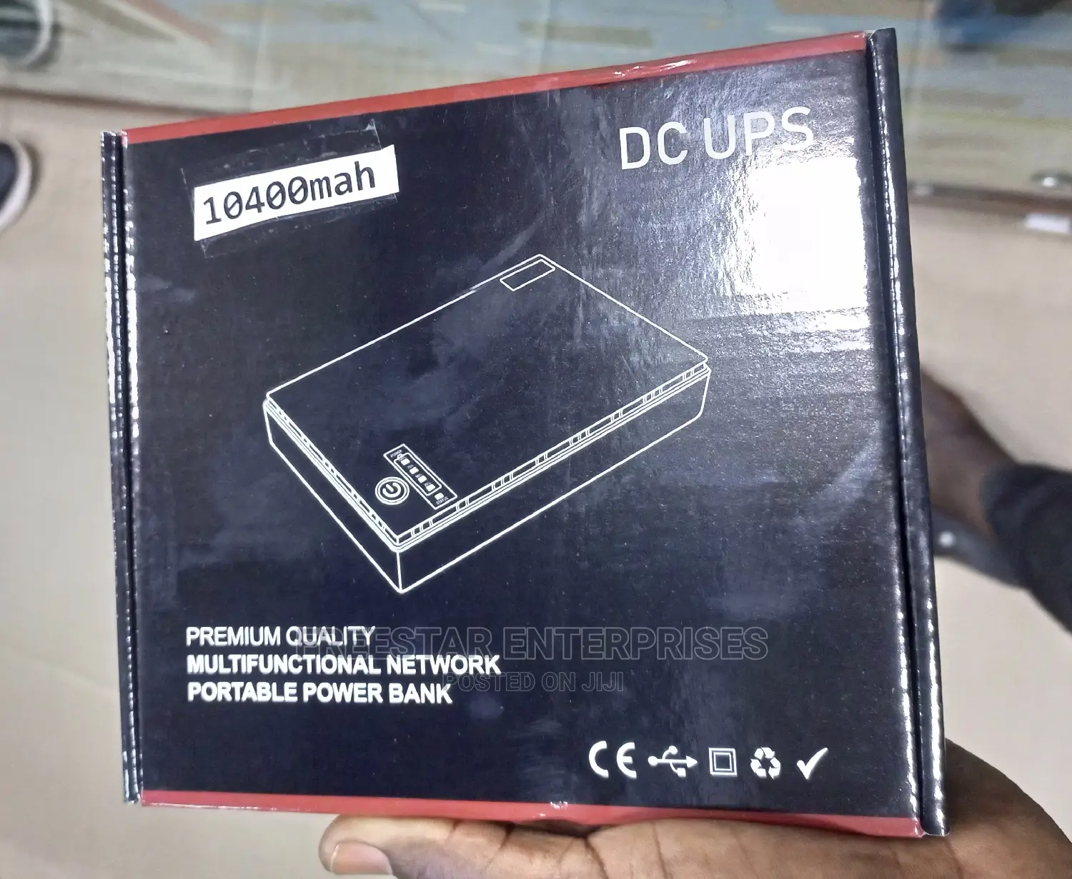 10400mah DC UPS Mini UPS Battery Backup. Router Power Bank.