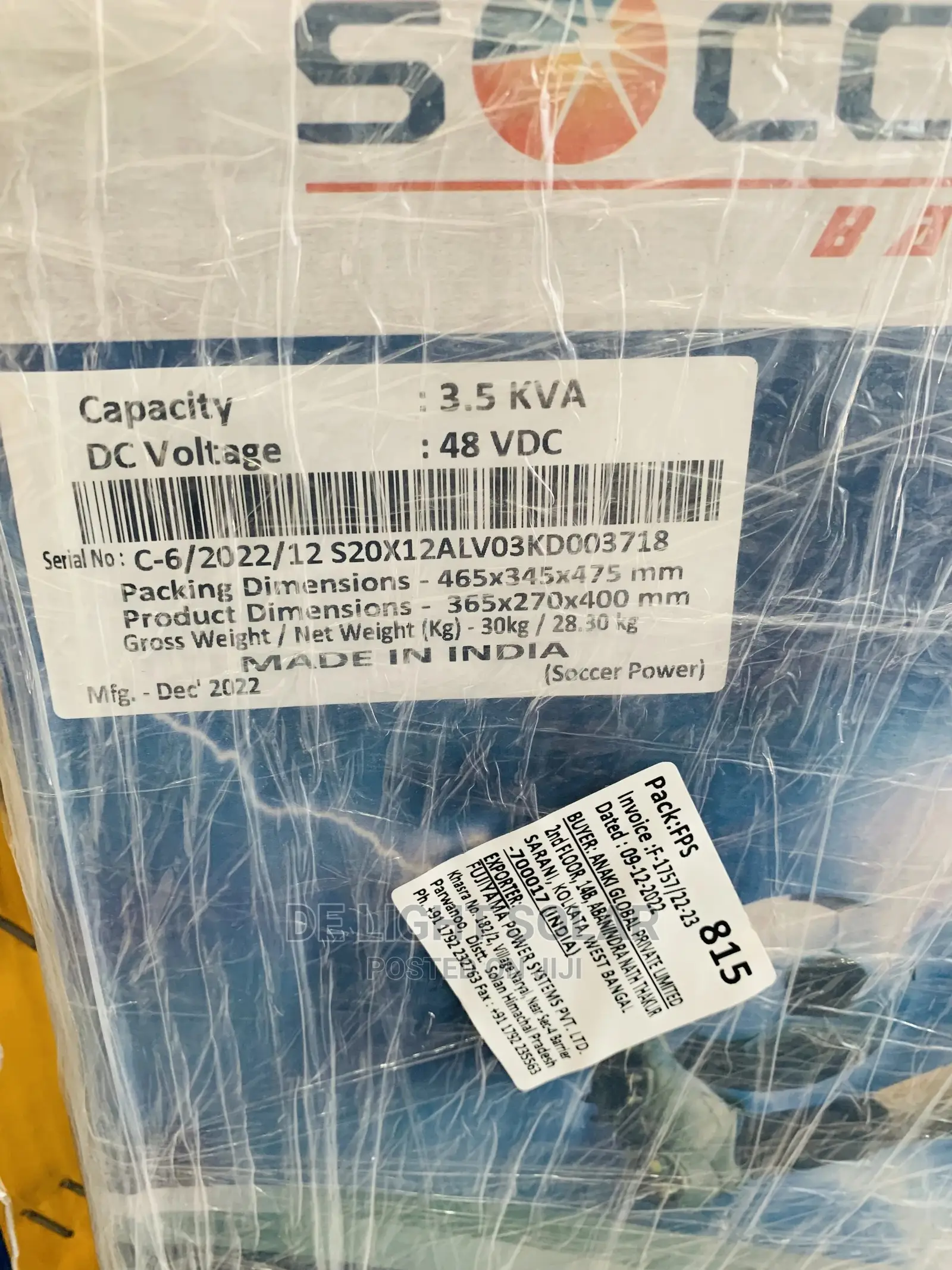 3.5kva Inverter Soccer Power
