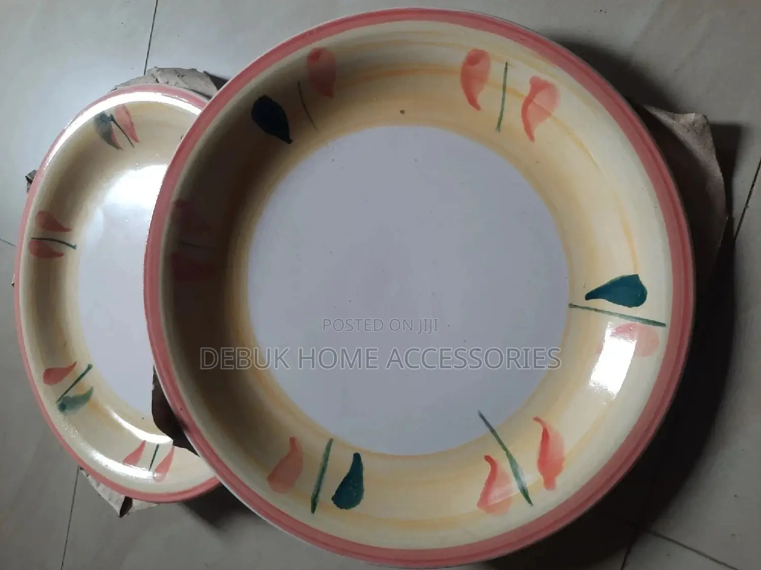 Flat Breakable Plates (12pcs)