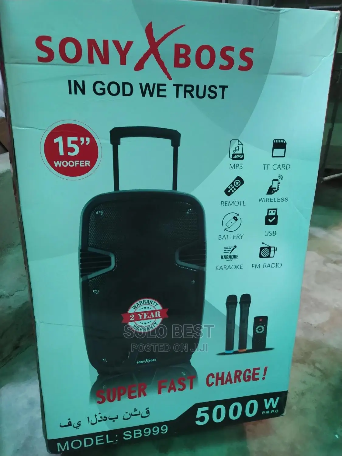15 Inches Sonyxboss Pa System