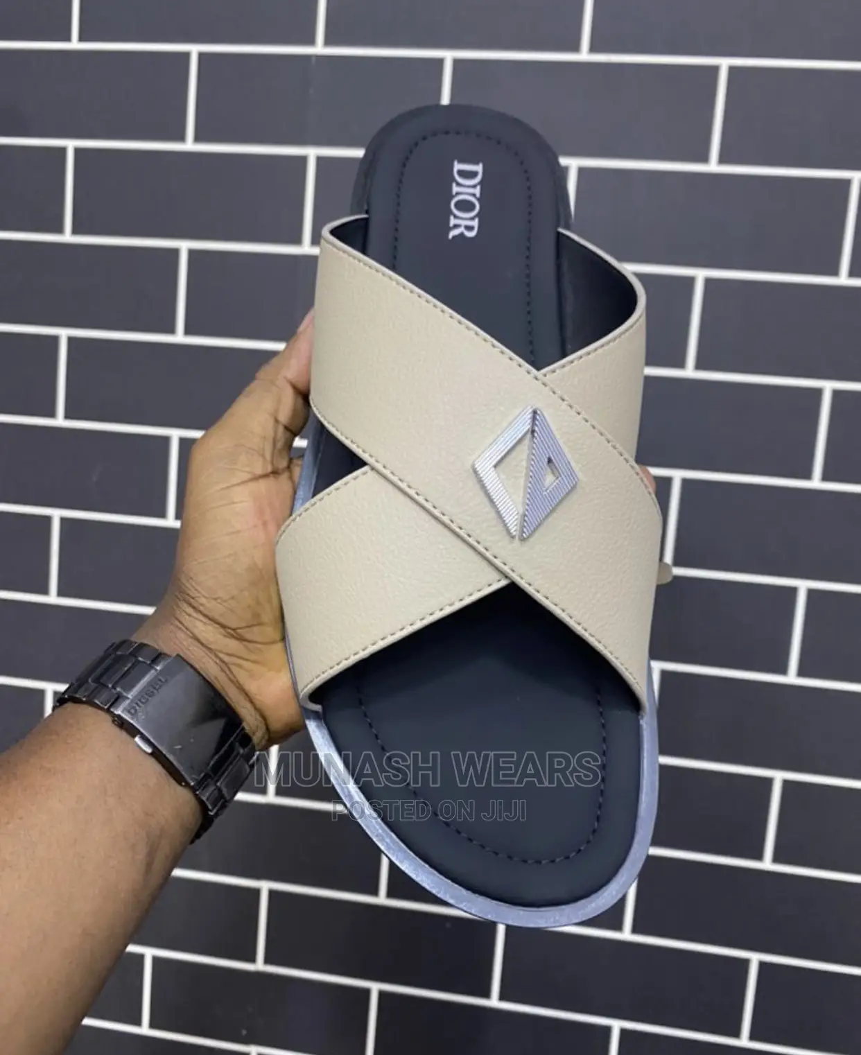 Christian Dior Leather Slipers