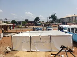 White Tarpaulin Fish Pond