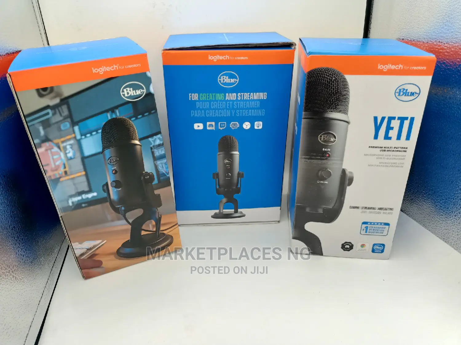 Logitech for Creators Blue Yeti Blackout Microphone