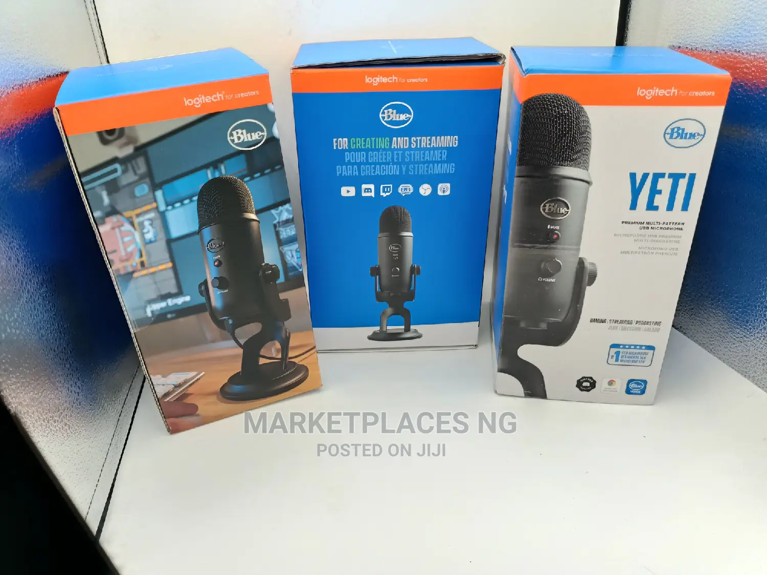 Logitech for Creators Blue Yeti Blackout Microphone