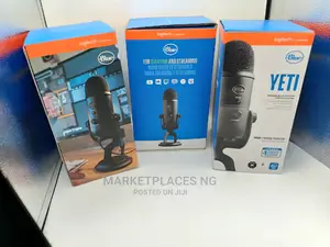 Logitech for Creators Blue Yeti Blackout Microphone