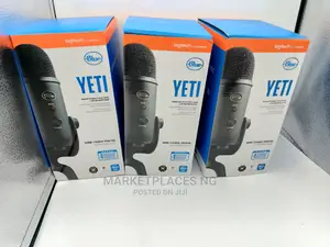 Logitech for Creators Blue Yeti Blackout Microphone